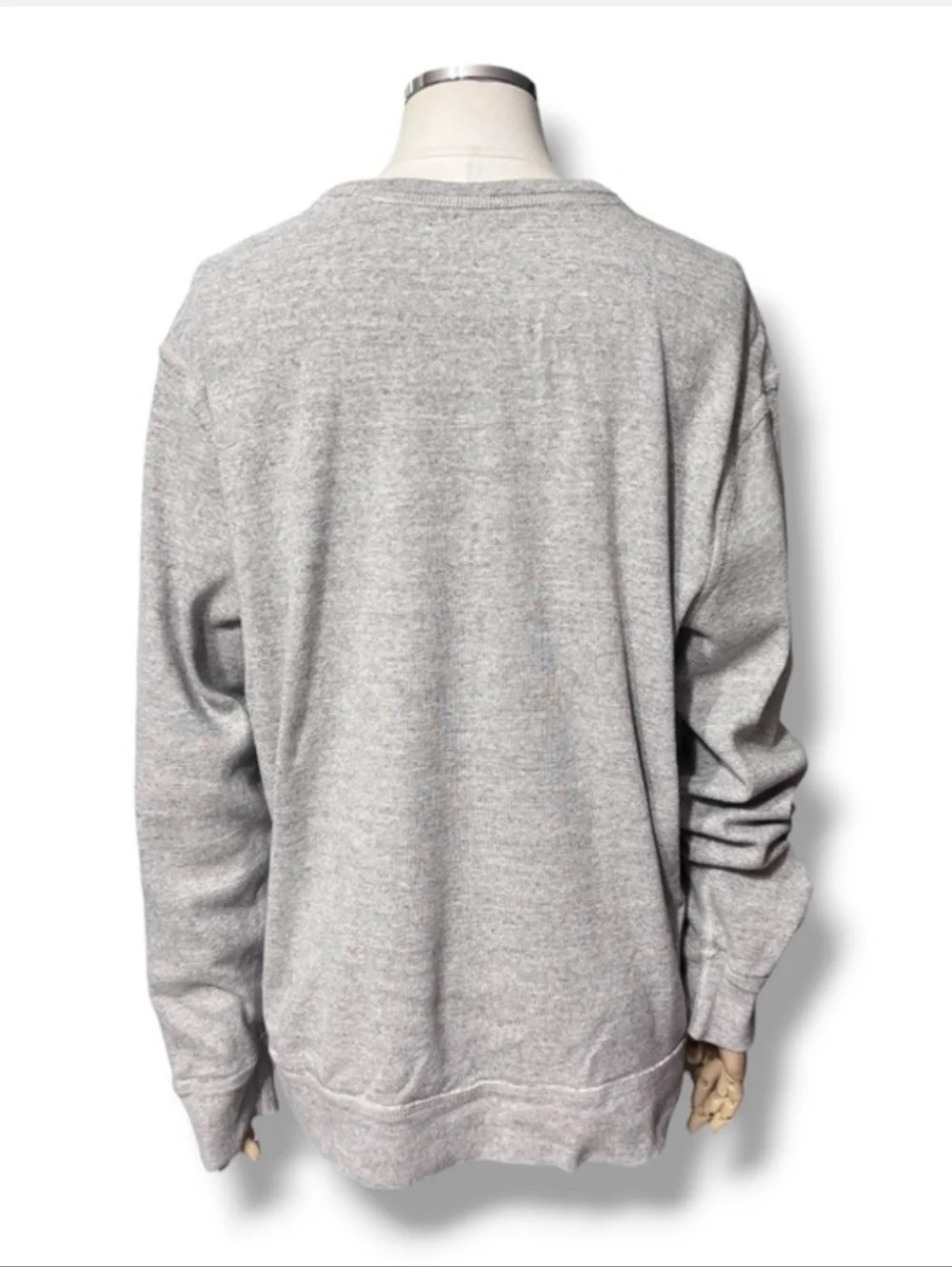 J. CREW Grey Cotton Crew Neck Pullover Size XL